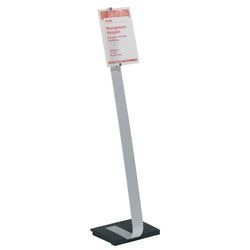 Support de sol durabel 48823 a4 aluminium argent