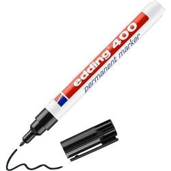 Edding 400 marqueur permanent noir | 10 pièces