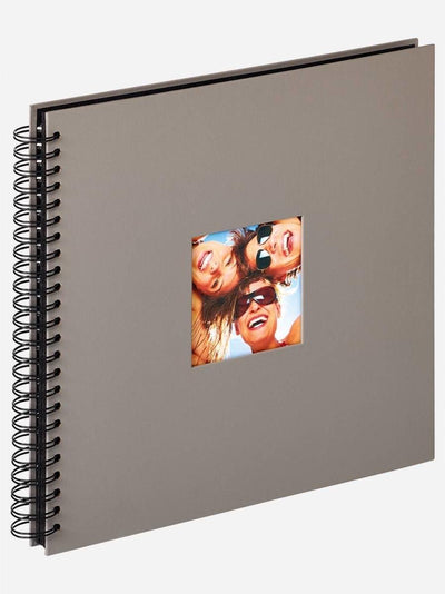 Walther sa-110-x fun - album à spirales - taille 30 x 30 cm - gris