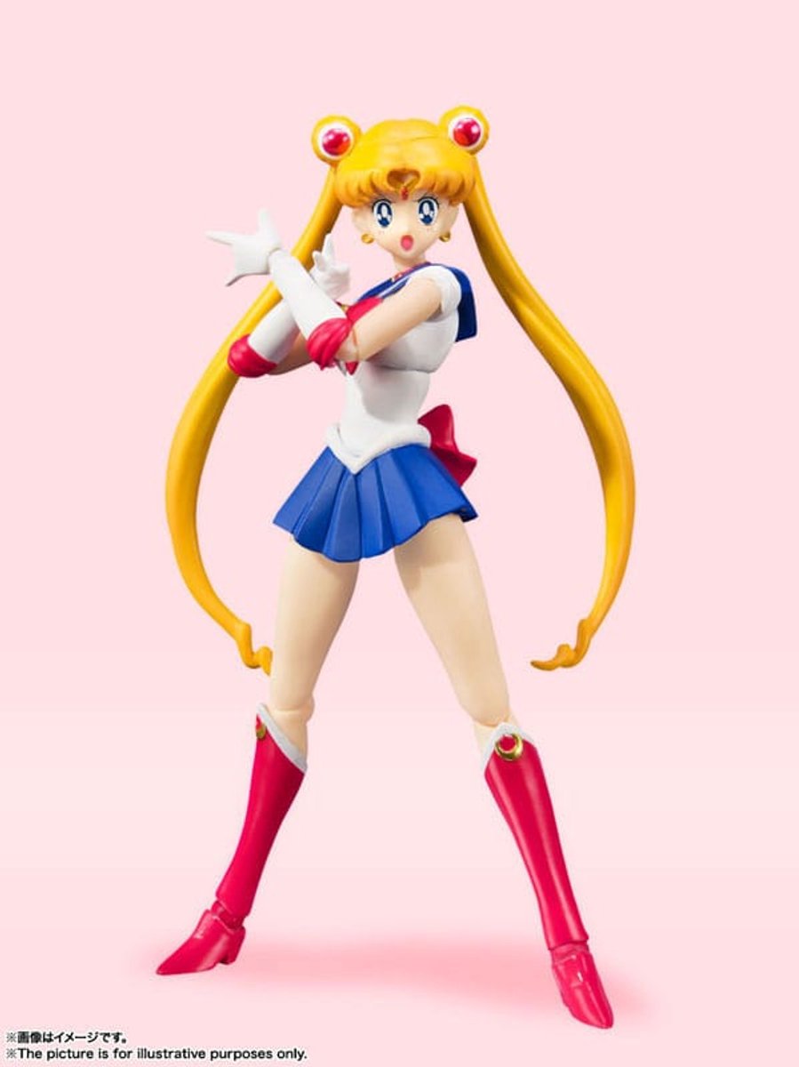 Bandai Tamashii Nations Sailor Moon S.H. figuarts figurine marin lune animation édition couleur figurine 14 cm