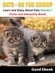 Chats - le savez-vous ? Apprenez et appréciez les chiens volume 1 (livre couleur et interactif)