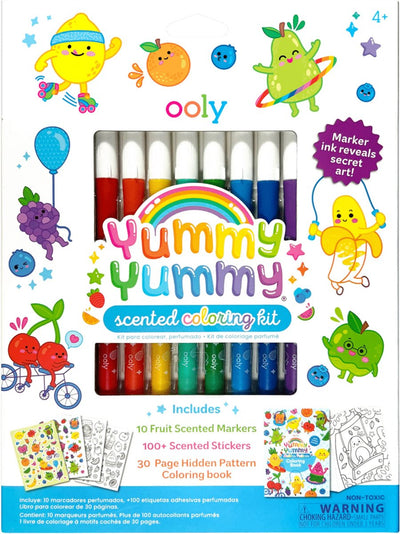 Ooly - yummy yummy - marqueurs et autocollants au parfum de fruits