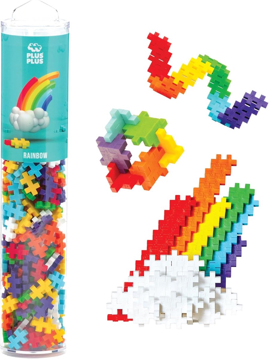 Plus plus tube arc-en-ciel plus-plus : 240 pièces (4262)