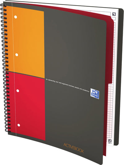 Oxford international activebook a4+ diamant 5 mm