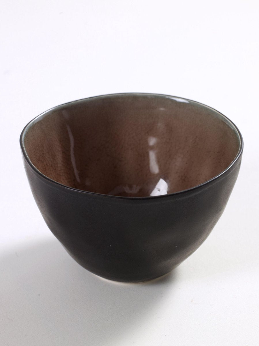 Serax - pascale naessens pure - bol m - marron - 10 ø - 4 pièces