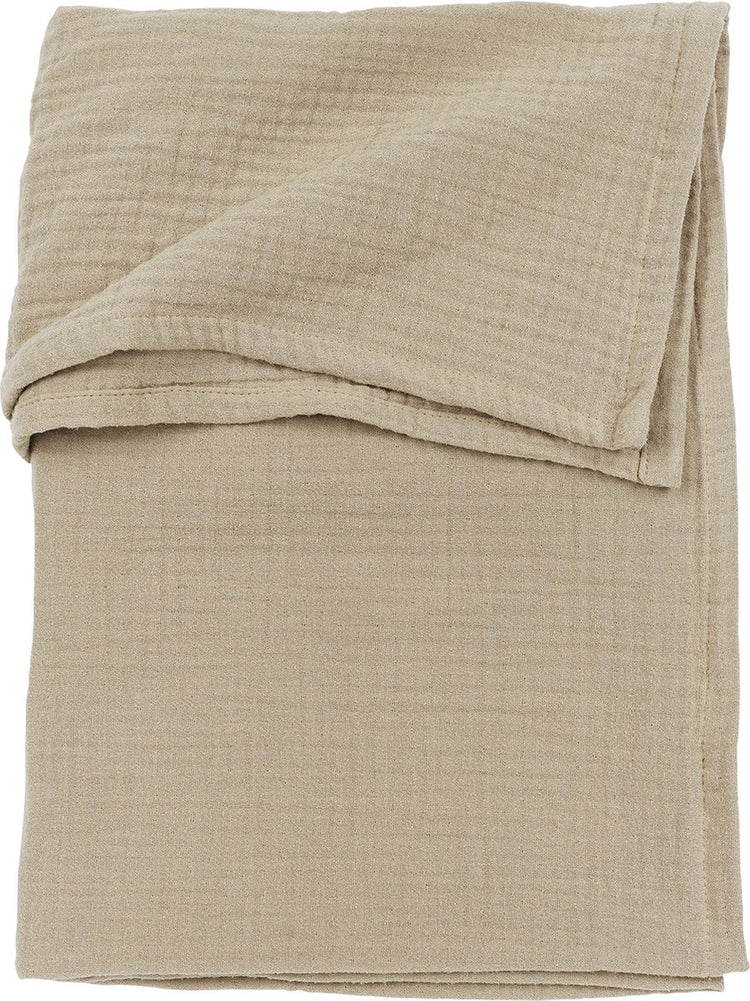 Drap de berceau Meyco baby uni - hydrophile prélavé - sable - 100x150cm - 0,3 tog
