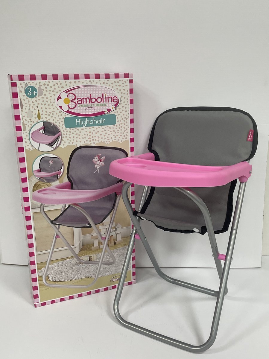 Dimian - chaise haute pour poupée