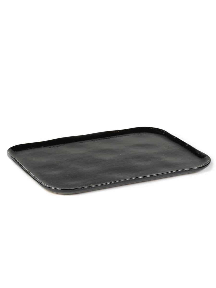 Serax - table merci la nouvelle - assiette xl - bleu foncé - 4 pièces