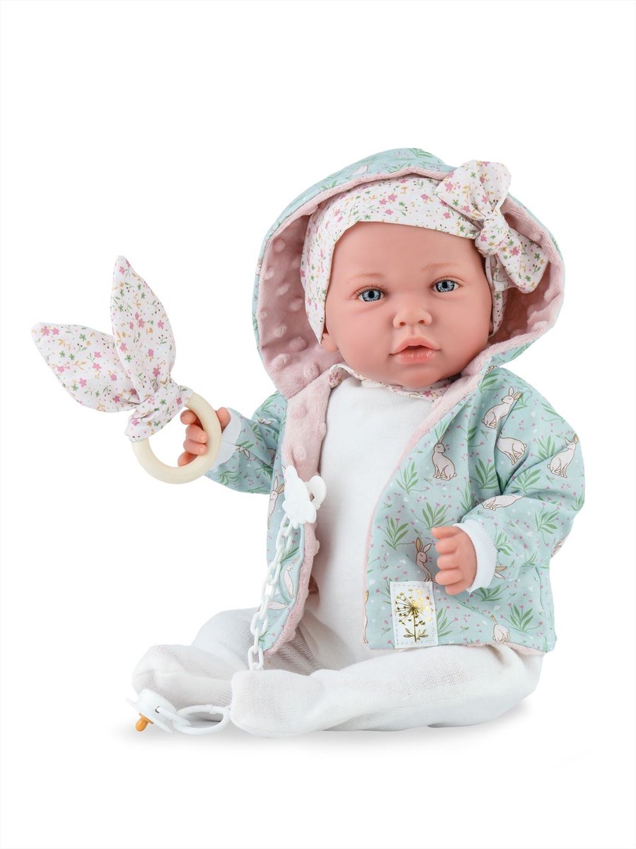 Marina pau poupée ane lapin 45 cm