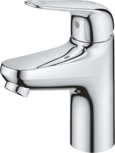 Robinet de lavabo Grohe Swift avec vidage push-open - taille S - économie d'énergie et d'eau - chrome