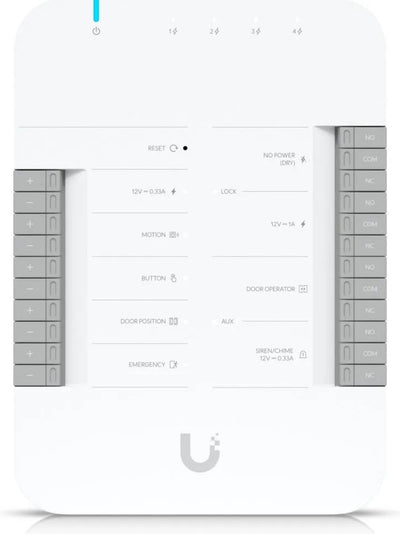 Ubiquiti unifi access hub - armoire à code hub - 1 porte - ethernet - blanc