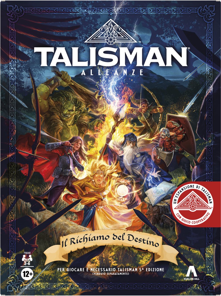 Avalon Hill Talisman Alliances : jeu de société Fate Beckons, extension Talisman, 12+ (Talisman 5e édition requise pour jouer)