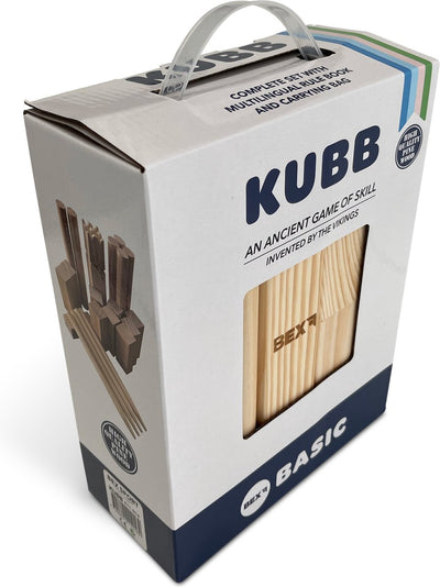 Longfield kubb basic - taille king 25x4,5x4,5cm