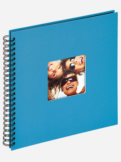 Walther sa-110-u fun - album à spirales - taille 30 x 30 cm - bleu océan
