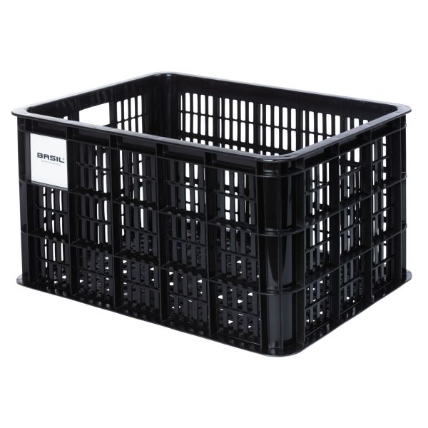 Basil Krat M Recycled Plastic MIK 29.5L Black