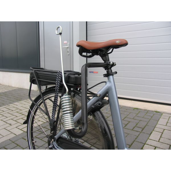 Support de bicyclette de chien à l'onde