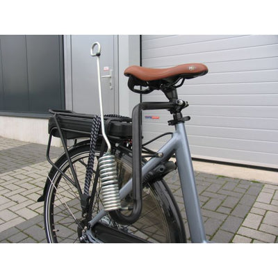 Support de bicyclette de chien à l'onde
