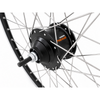 Roue arrière Shimano 28 aluminium jante zac 2000 noir argent - moyeu sg-c6001-8r nexus 8 et rayons inox