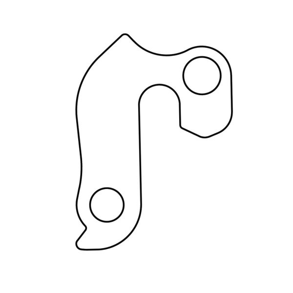 Patin de dérailleur GH-120 avec jeu de vis M8x0,75