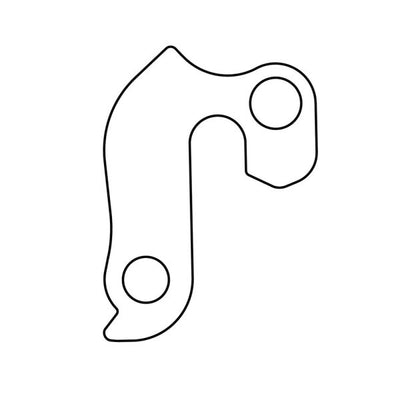 Patin de dérailleur GH-120 avec jeu de vis M8x0,75
