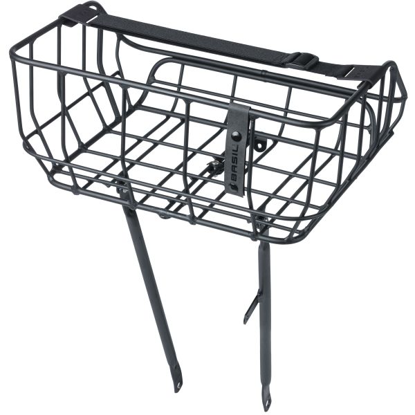 Basil Portland - Panier à vélo - First - Matt Black