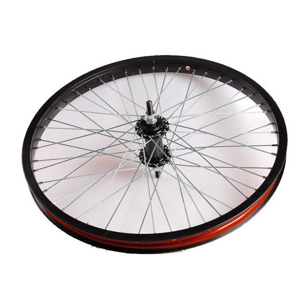 roue avant 20 x 1,75 aluminium 48 spaaks noir
