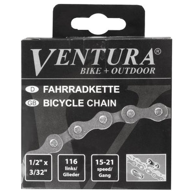 Collier Ventura 6 7 Speed ​​1 2 x 3 32 116 Liens, y compris le lien de verrouillage