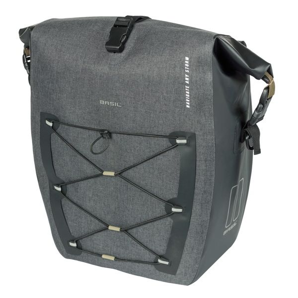 Basil sac unique navigateur storm l mik 25-31l 15 x 27 x 41 cm - noir