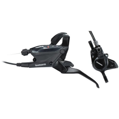 Jeu de freins hydrauliques 3 vitesses Shimano ST-EF505 MT200 - noir