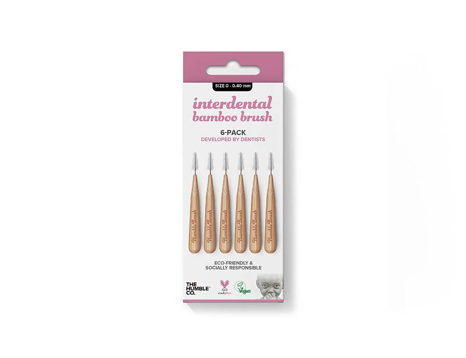 The Humble Co. Brosse interdentaire 6 pc violet 0,40 mm