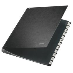 Dossiers de tri leitz 27 x 34,5 cm 12 compartiments 1-12 dos harmonica