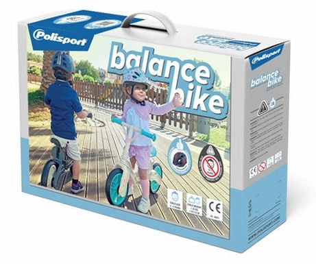 Polisport Balance Bike gris draisienne finition crème
