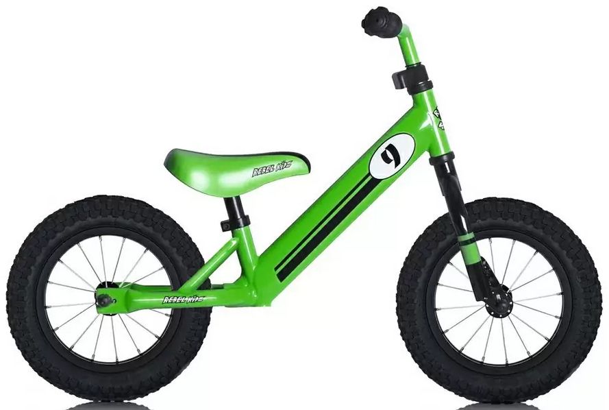 Vélo de reproduction de course rebelle 12,5 pouces Green junior
