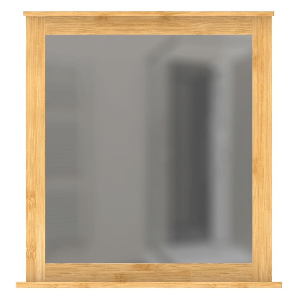 Miroir EISL avec cadre en bambou 67x11x70 cm