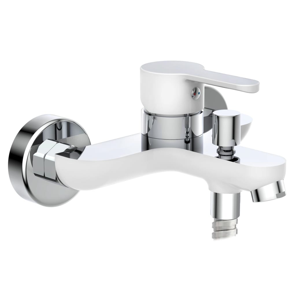 Mélangeur de salle de bain eisl eisl Diziani blanc et chrome -colored