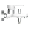Mélangeur de salle de bain eisl eisl Diziani blanc et chrome -colored