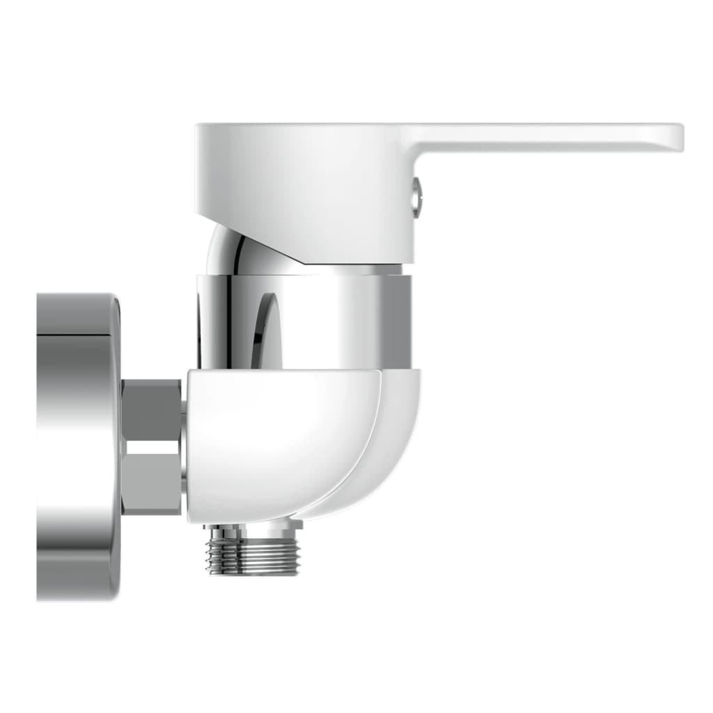 Eisl eisl douche Mixer Diziani White et Chrome -colored