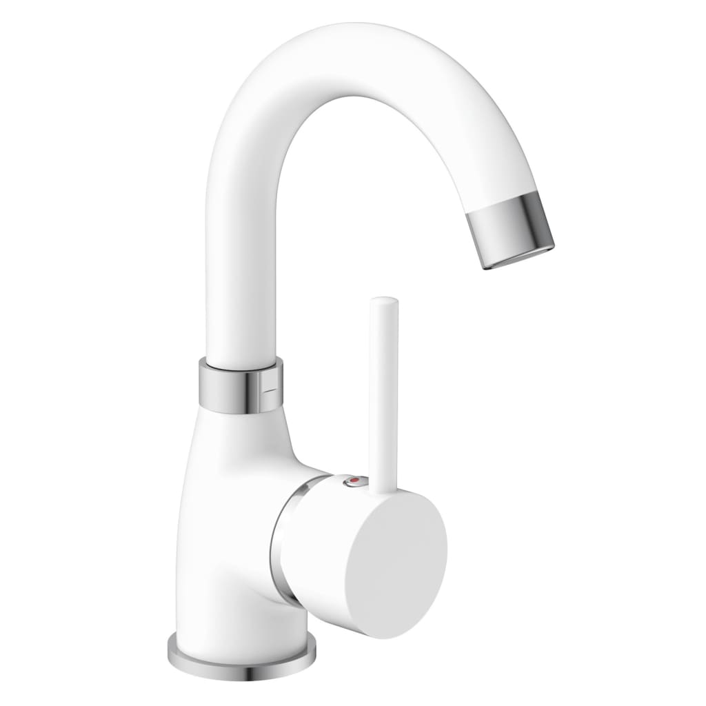 Eisl Eisl Washbasin Mix Futura White et Chrome -colored
