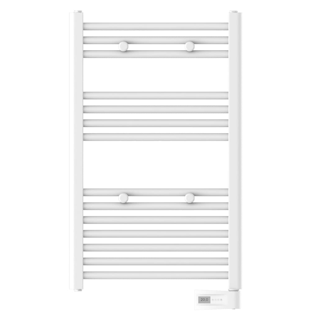 Radiateur de salle de bain eisl eisl avec minuterie 80x50x15 cm blanc