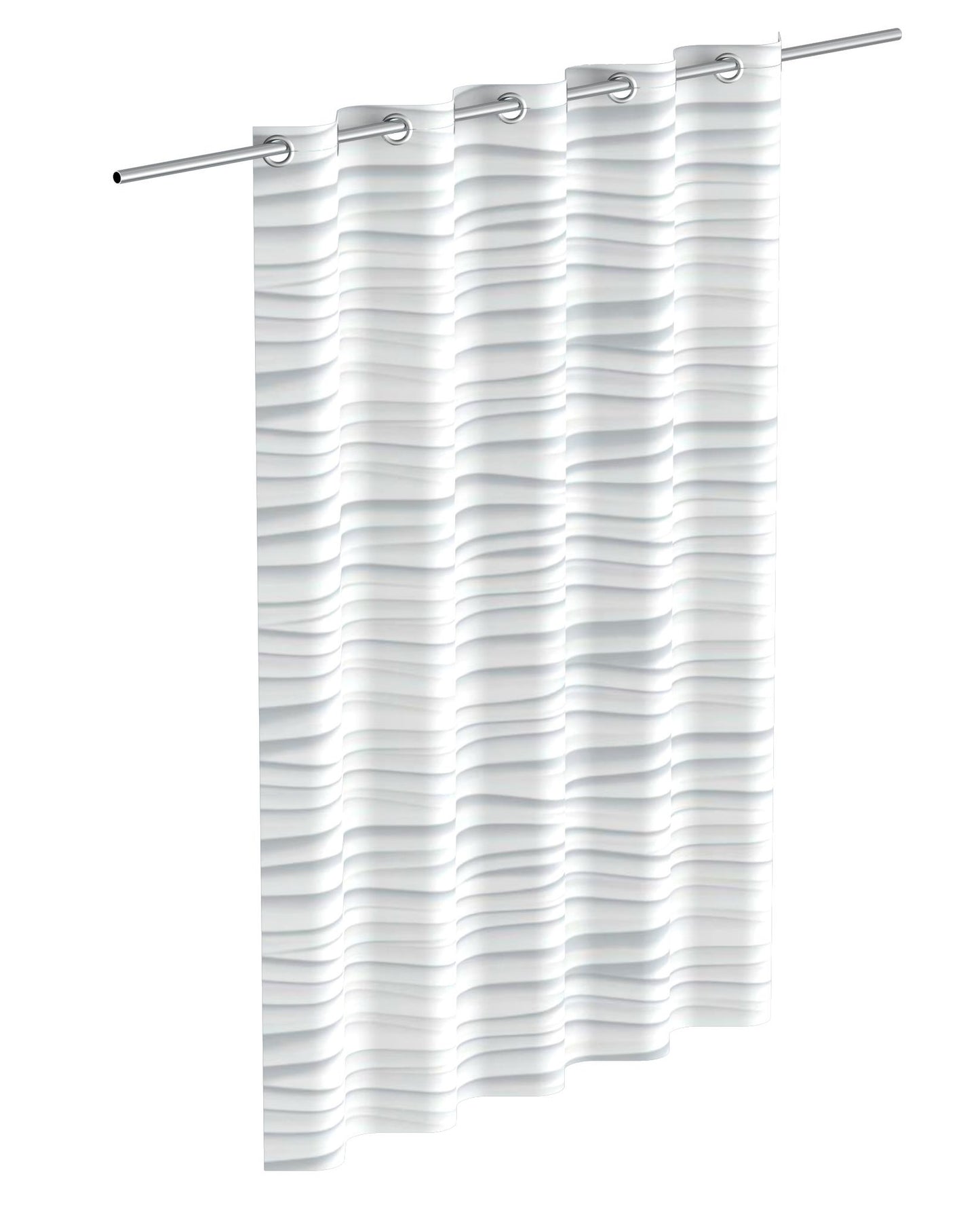 Eisl Eisl Douche rideau avec golf 200x180x0,2 cm blanc