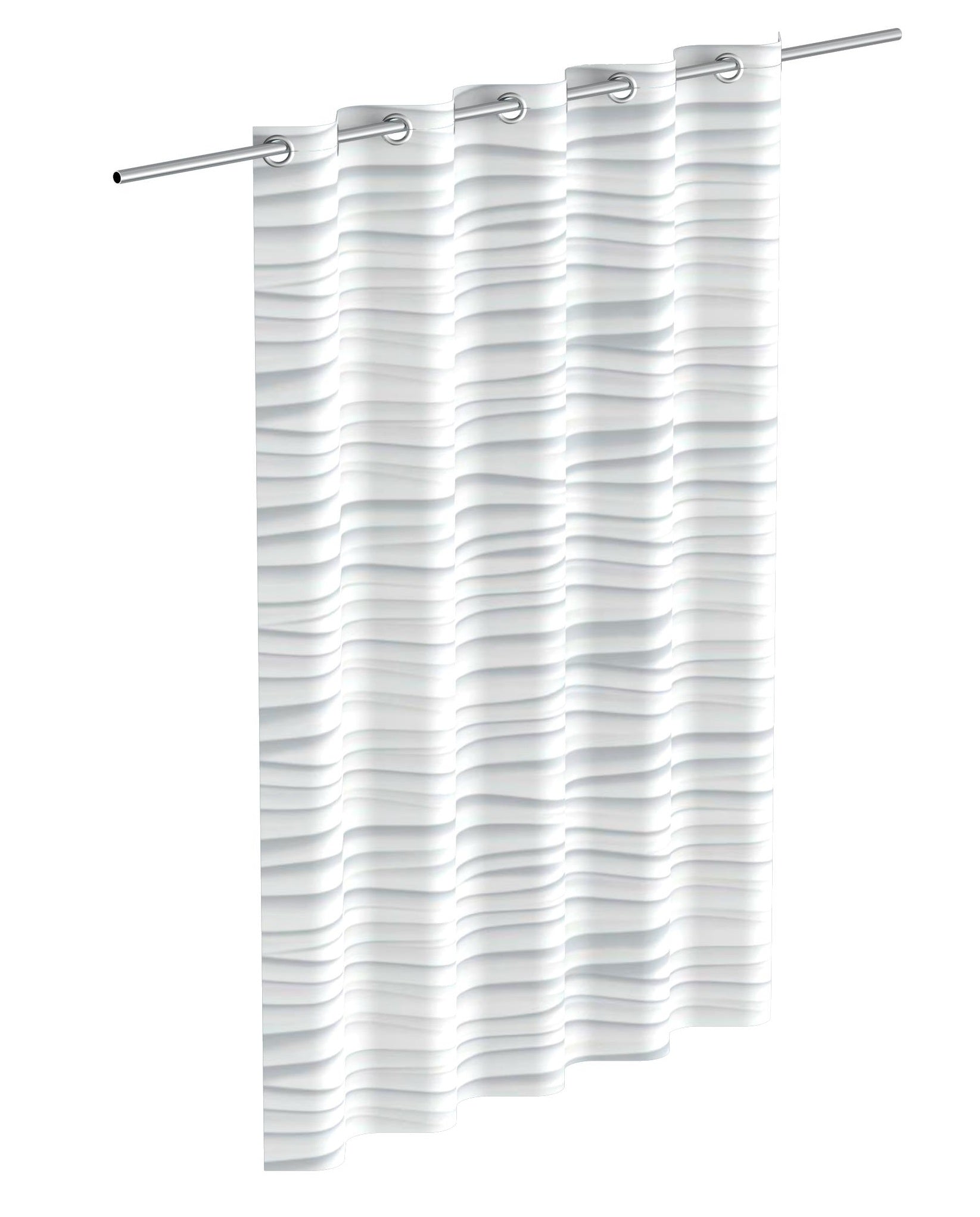 Eisl Eisl Douche rideau avec golf 200x180x0,2 cm blanc