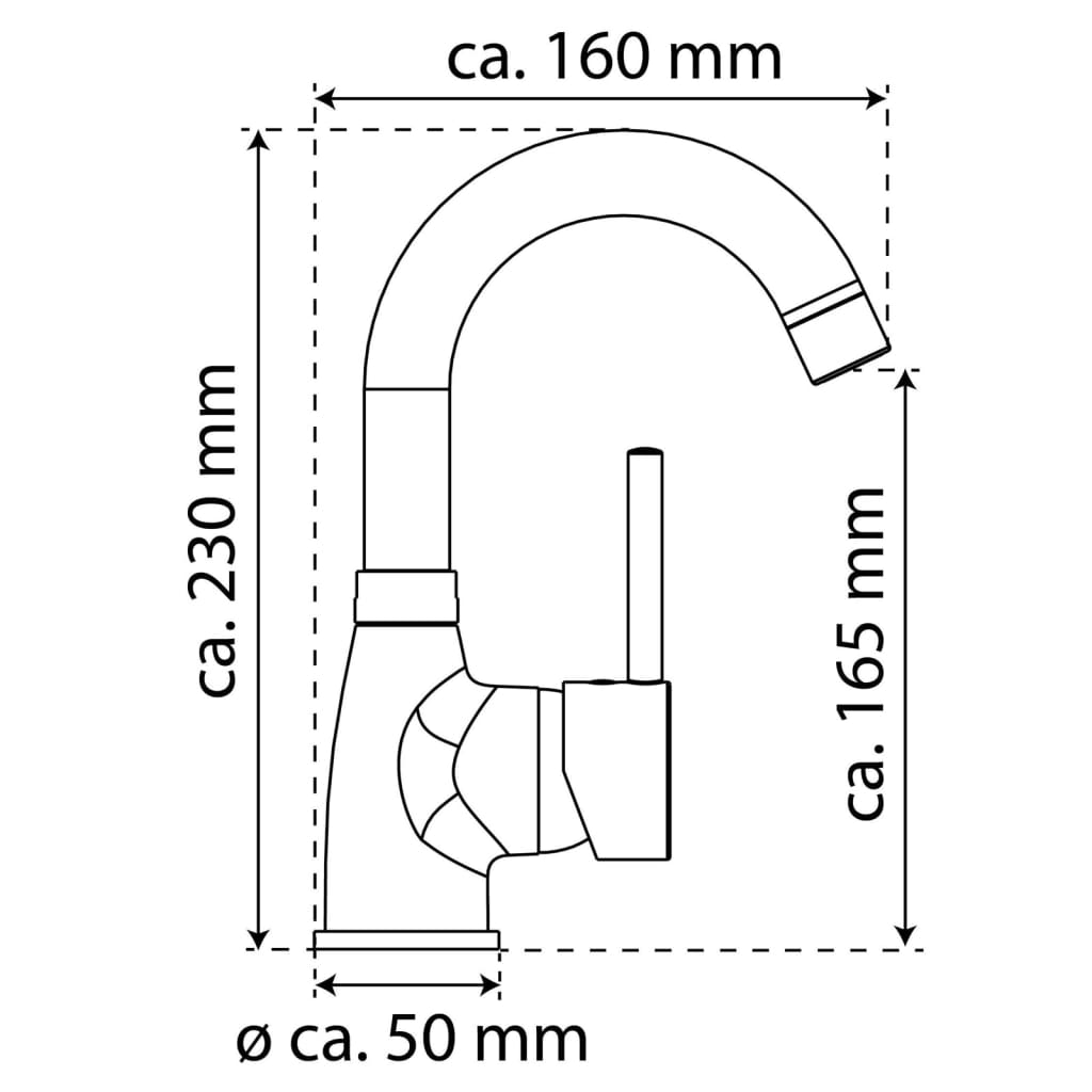 Eisl Eisl Washbasin Mixer Futura avec drain de presse chrome -colored