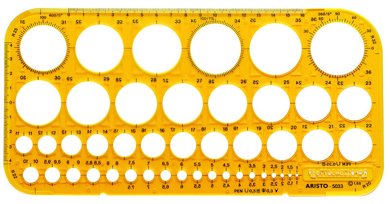 Aristo Aristo AR-5033 Circhs Tempolon 1-36 mm 45 circs