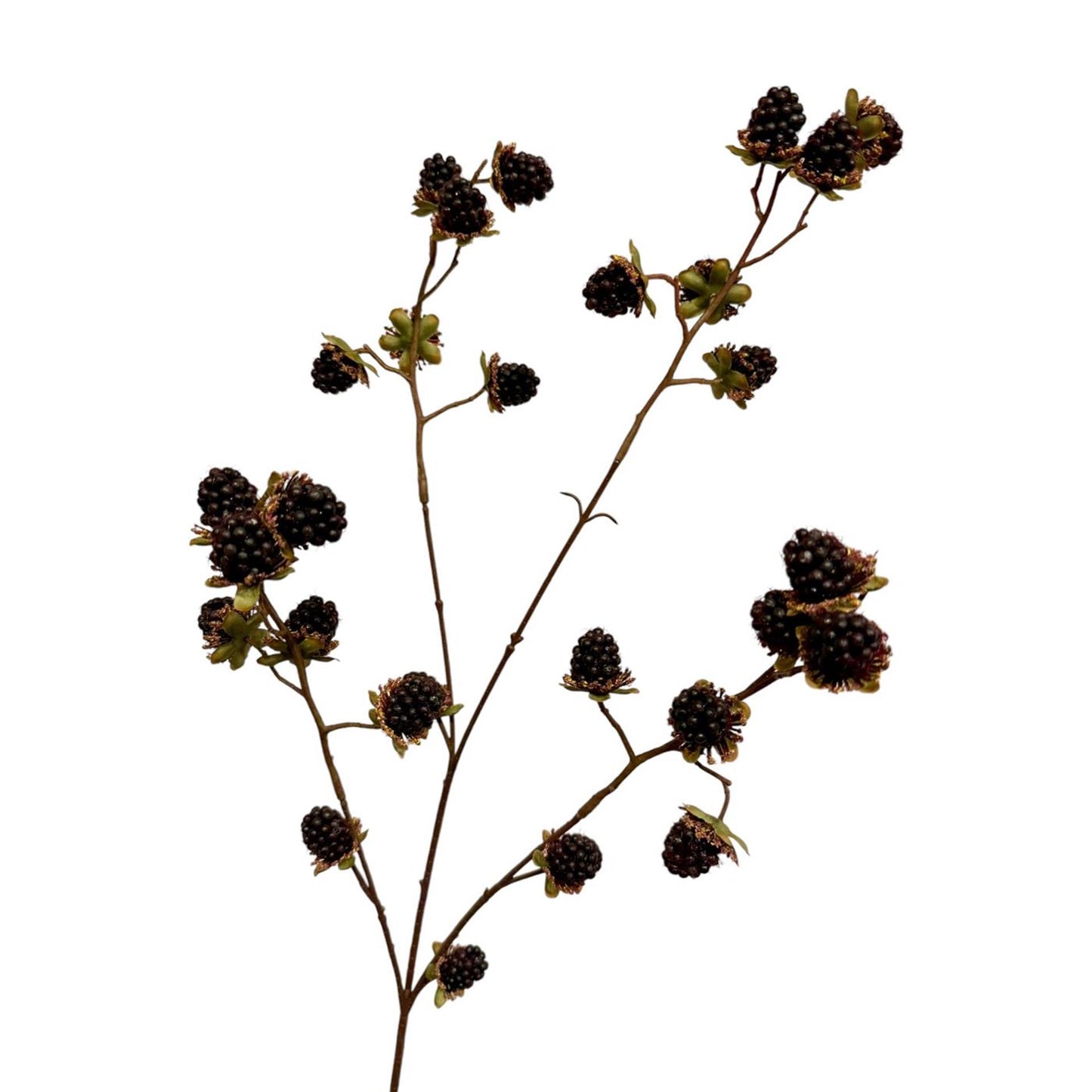 Branche artificielle de collection Roberts avec mûres noires 76cm