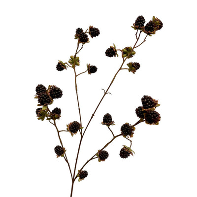 Branche artificielle de collection Roberts avec mûres noires 76cm