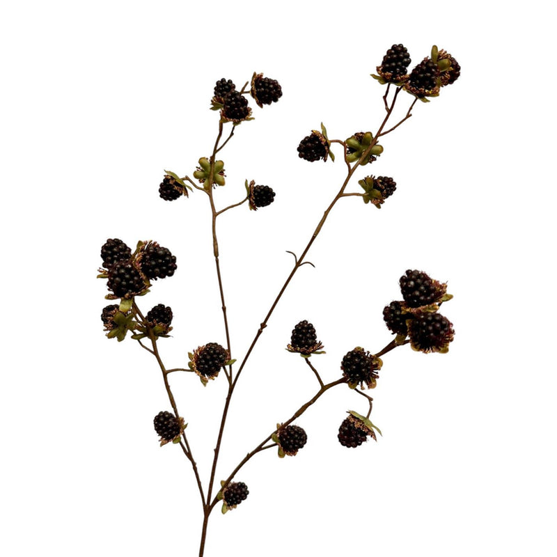 Branche artificielle de collection Roberts avec mûres noires 76cm