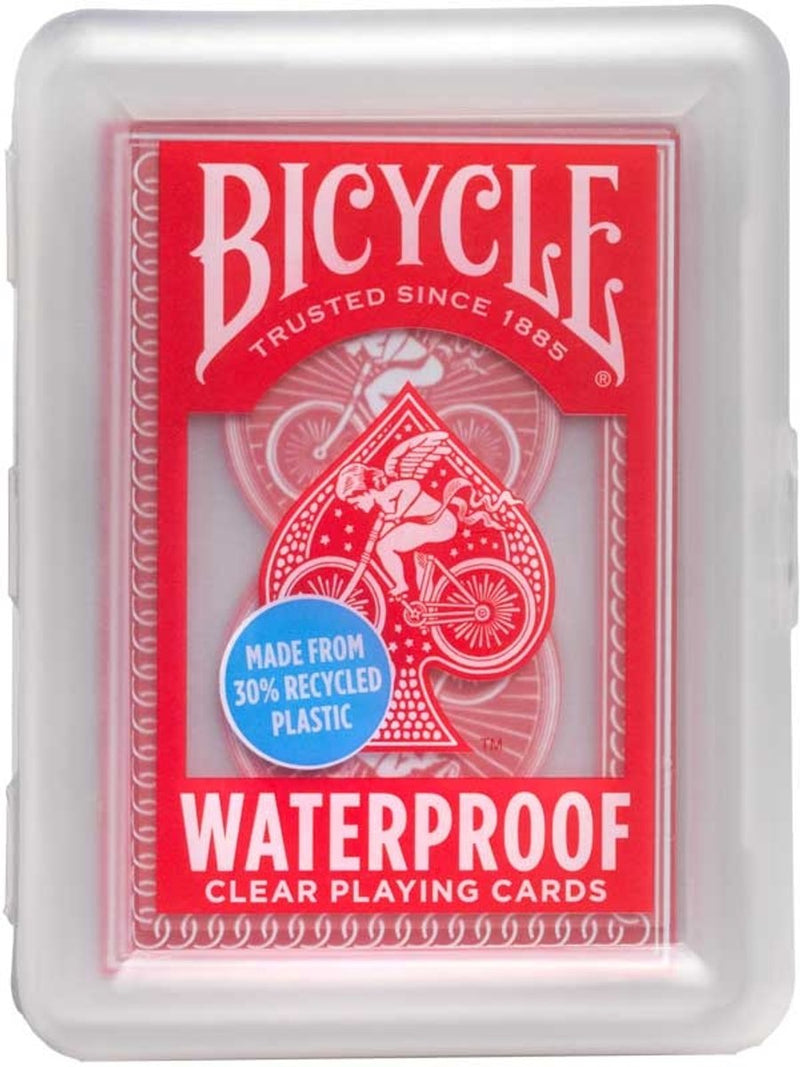 Bicycle ® waterproof - cartes à jouer en plastique résistantes à l'eau - boîte de rangement en plastique - jouets d'été