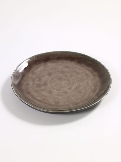 Assiette plate Pure by Pascale Naessens serax - petite - ø20,5 cm - 4 pièces - marron