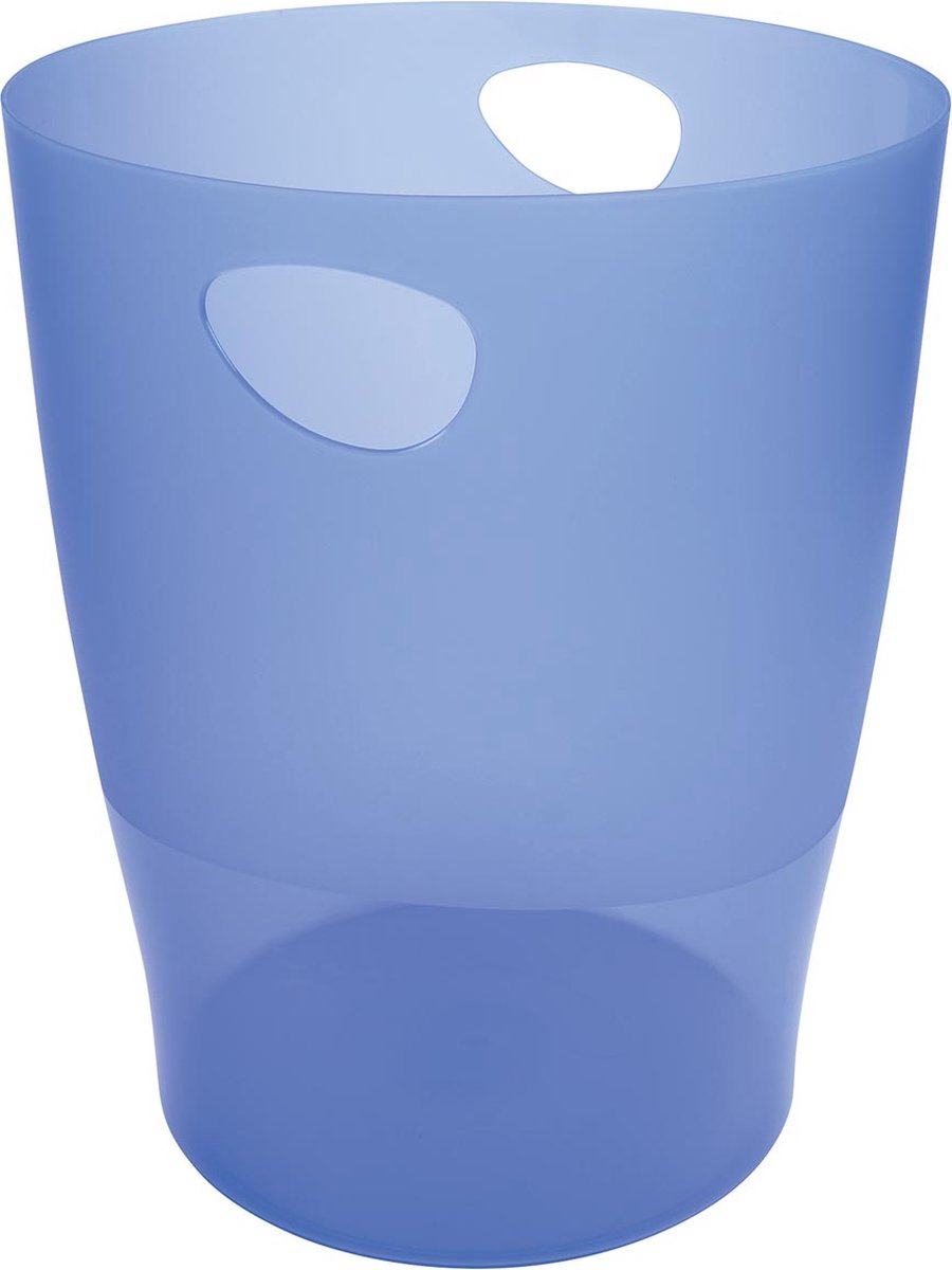 Exacompta corbeille à papier iderama bleu glacier