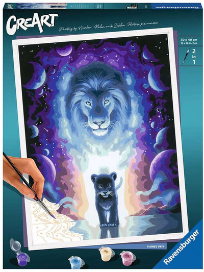 Ravensburger Creart peinture au numéro Lion Jojoesart